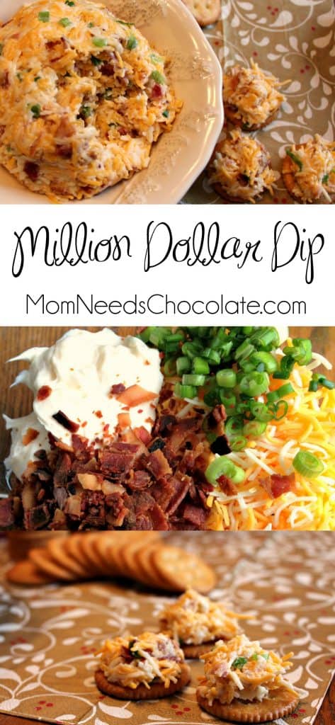 Million Dollar Dip - AKA Bacon Cheese Ball | Appetizer | Snack | Cheese Ball | Miracle Whip | #GameDayAppetizers #GameDaySnacks #SuperBowlParty #GameNight