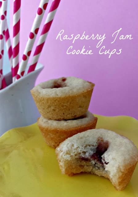 http://farmerswiferambles.com/2014/07/raspberry-jam-filled-cookie-cups/