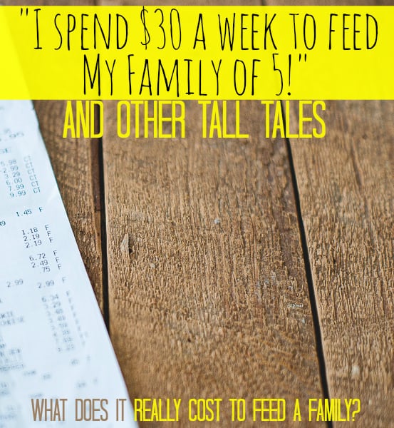 How Much Does it Actually Cost to Feed a Family