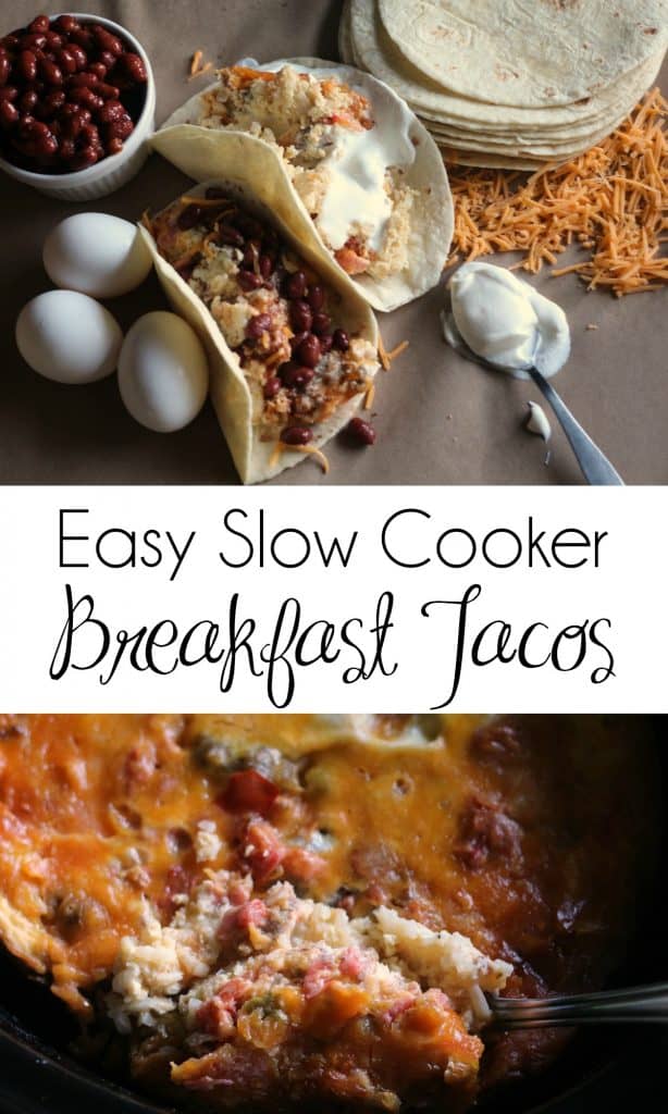 Easy Slow Cooker Breakfast Tacos Recipe Mom Needs Chocolate