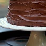 The Best Chocolate Cake Recipe. Three Layer Chocolate Cake | Chocolate Sour Cream Cake | Chocolate Frosting | Chocolate Sour Cream Frosting