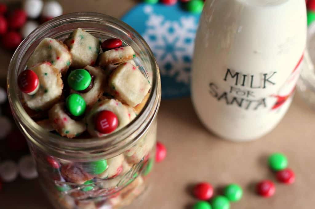 Holiday Shortbread Cookie Bites Recipe | Shortbread Cookies | Christmas Cookies | #ChristmasCookies #ChristmasCookieRecipes #M&Ms 