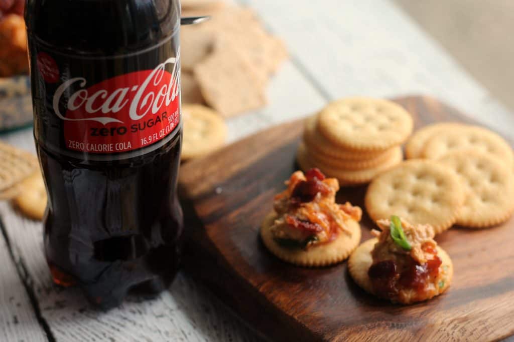 BBQ Chicken Dip Recipe | RITZ crackers and Coca-Cola Zero Sugar