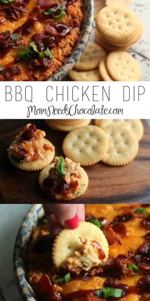 BBQ Chicken Dip Recipe | Game Day Snacks | Buffalo Chicken Dip | Baked Dip | Bacon Dip | #BBQChickenDip #BuffaloChickenDip #RitzCrackers #WheatThins #Triscuit