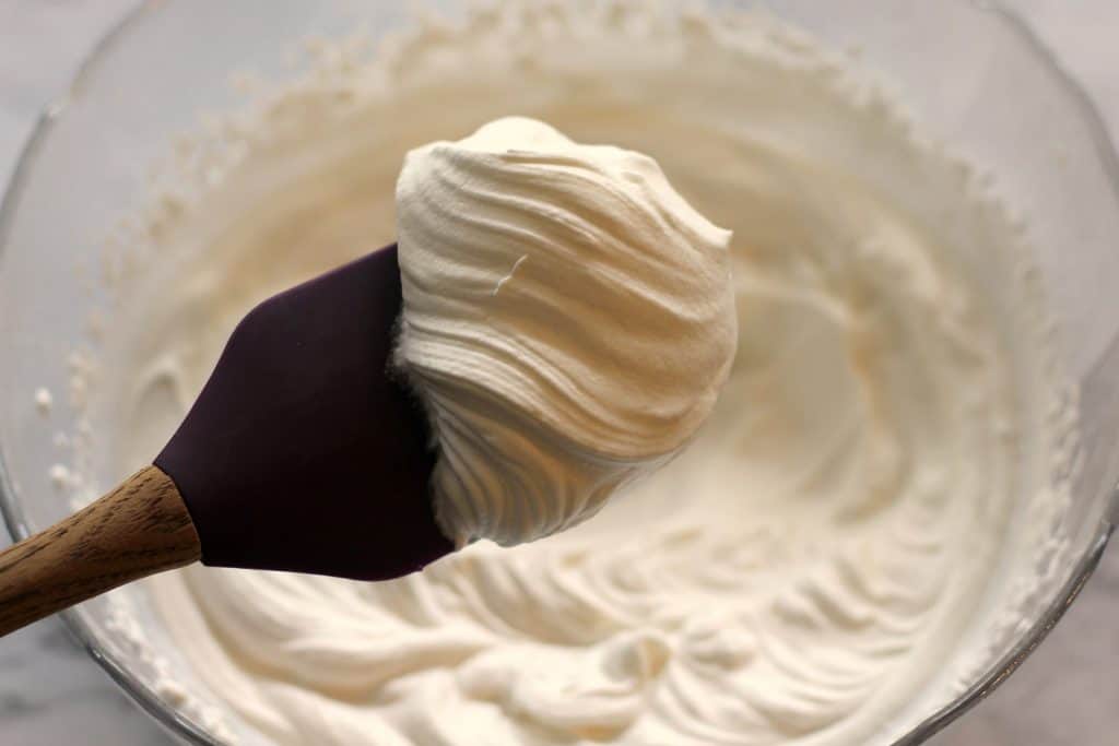 Whipped cream for No Bake Mini Peanut Butter Cheesecakes