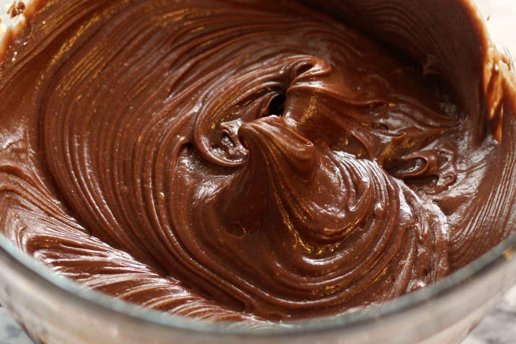 Homemade chocolate frosting for Sour Cream Chocolate Cake