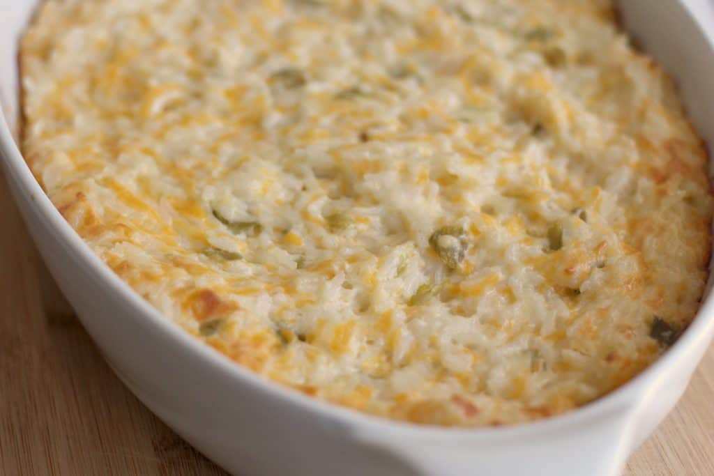 Sour Cream Green Chile Rice