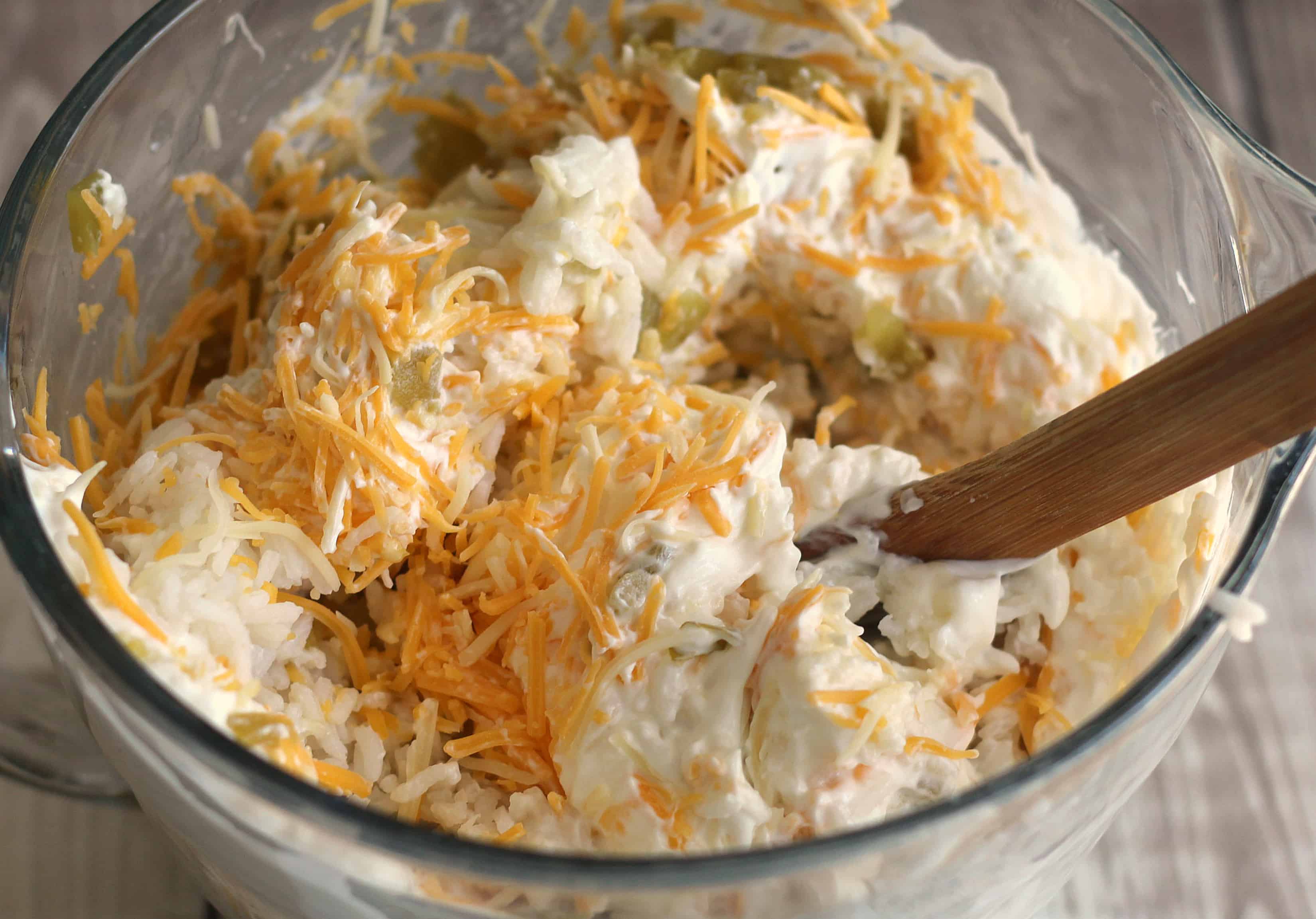 Sour Cream Green Chile Rice Mom Needs Chocolate