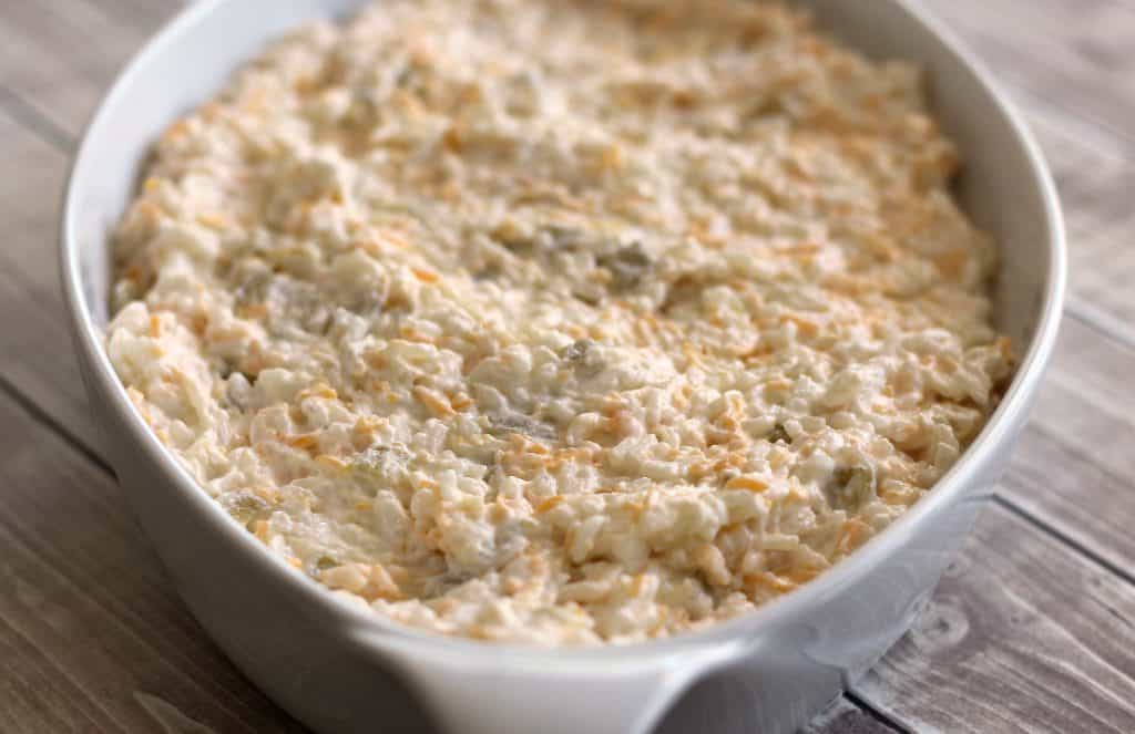 Sour Cream Green Chile Rice