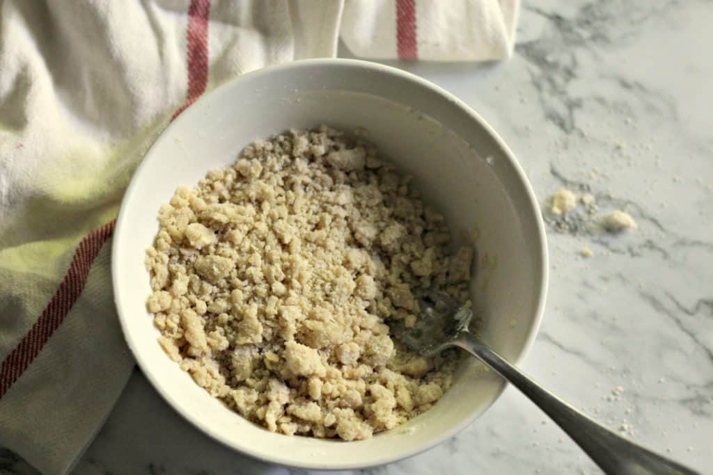 Dutch apple pie style crumb topping for Apple Crumb Danishes