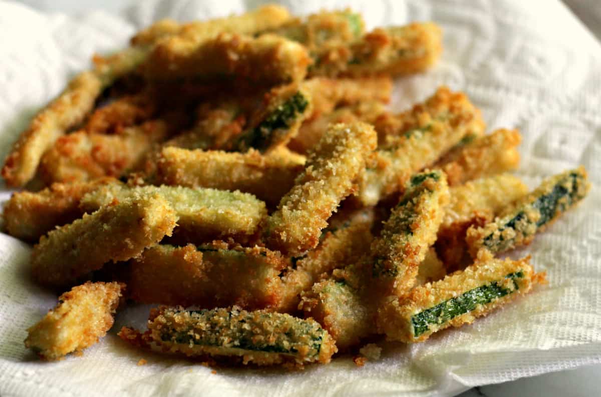 Homemade Fried Zucchini Mom Needs Chocolate