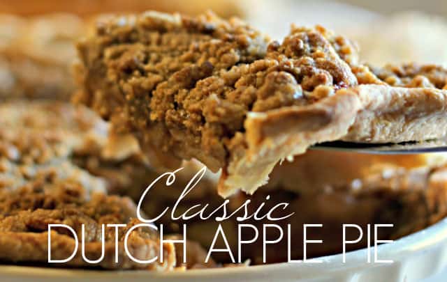 Classic Dutch Apple Pie