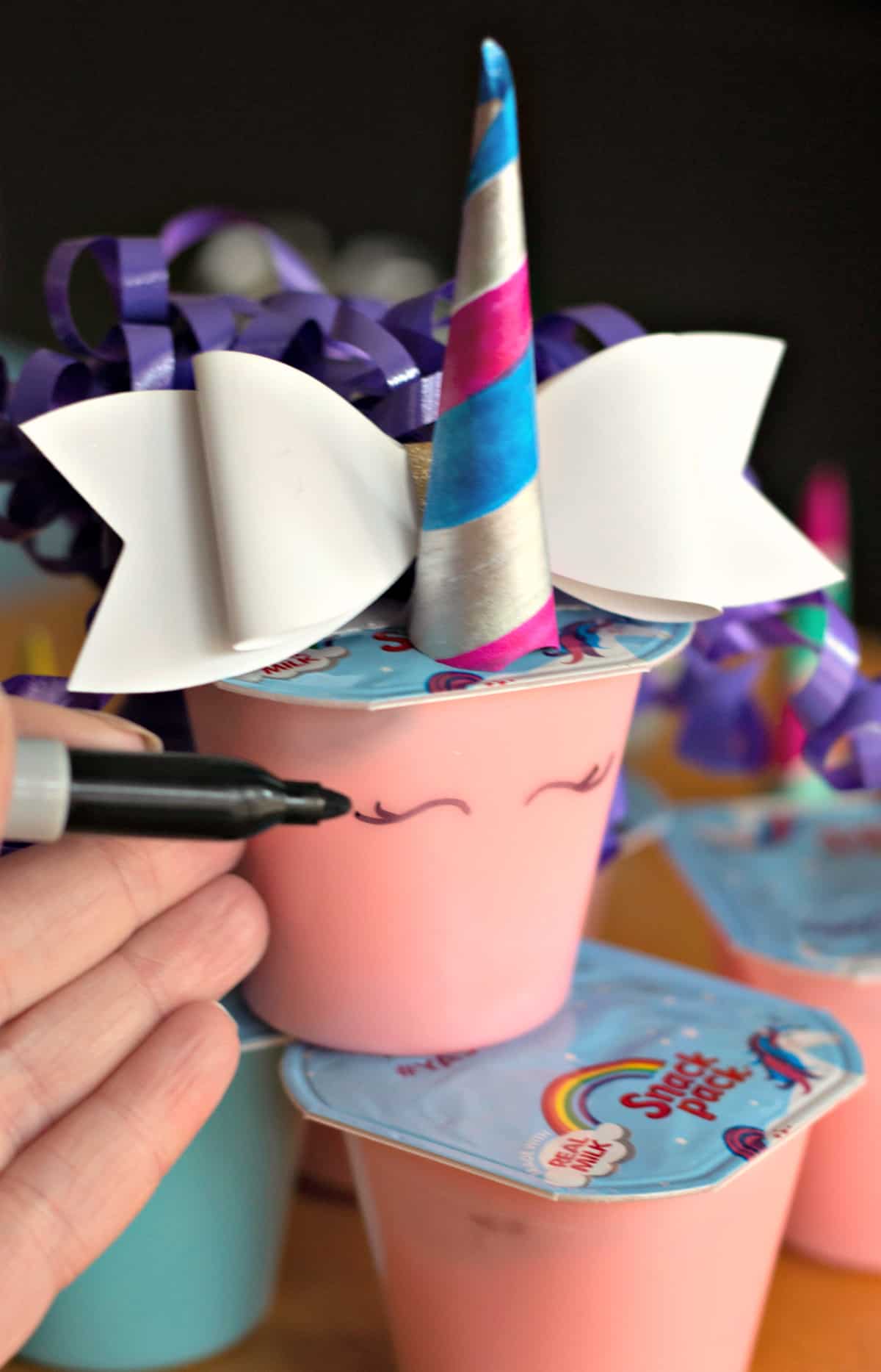 Unicorn Pudding Cups Craft - Mom Needs Chocolate