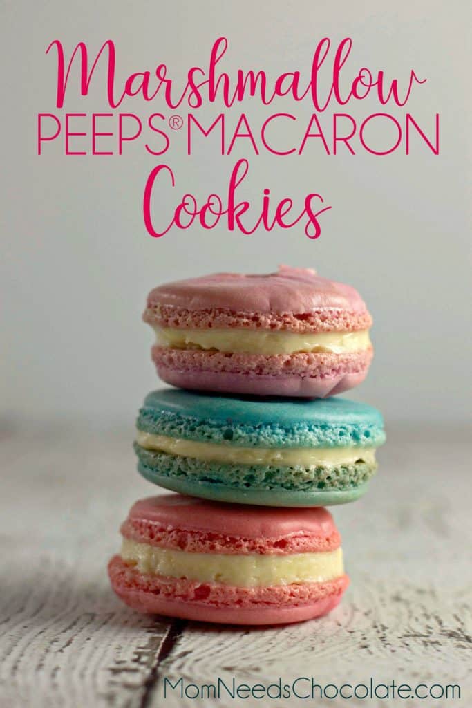 Marshmallow PEEPS® Macaron Cookies