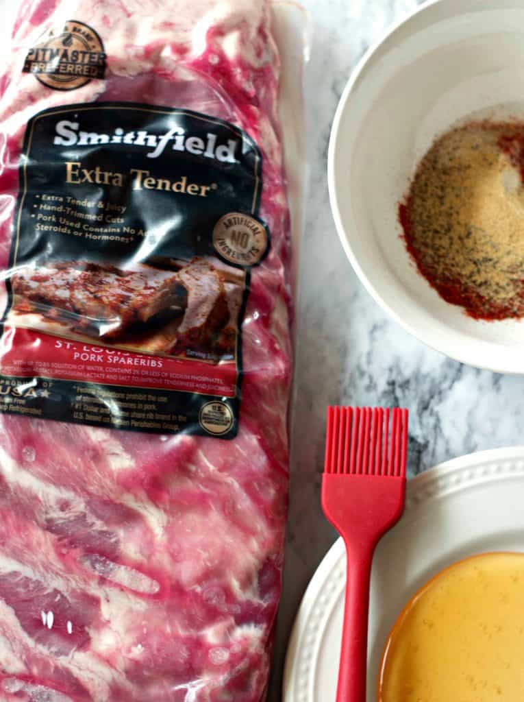 Smithfield Extra Tender St Louis Style Ribs for making Grilled Honey Chipotle BBQ Ribs