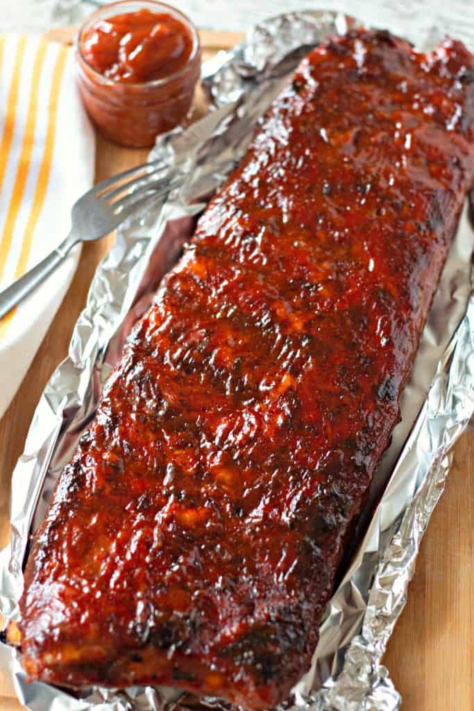 Grilled Honey Chipotle BBQ Ribs