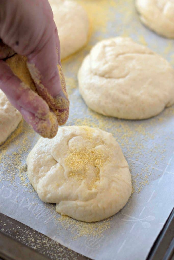 Homemade English Muffins | After you taste these Homemade English Muffins, you'll never want to go back to store-bought! English muffins are fun and very cheap to make at home. Store them in the freezer to have on hand whenever you want an English muffin. #EnglishMuffins #HomemadeBread #Bread #Breakfast