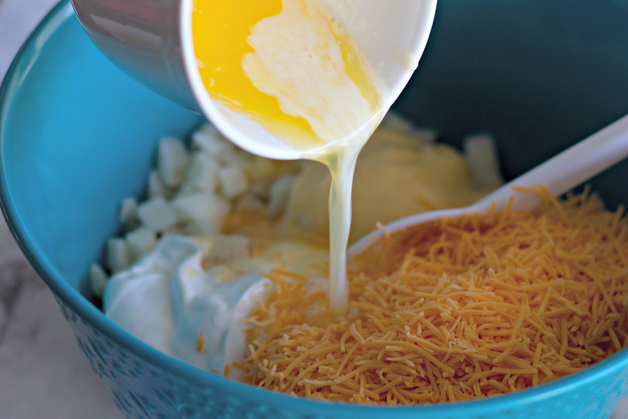 Funeral Potatoes Cheesy Potato Casserole Topped with Corn Flakes