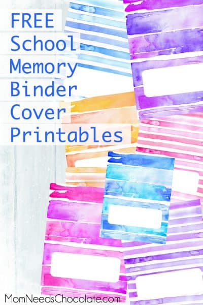 Organizing School Papers - Plus Free Printable Binder Covers - Mom ...