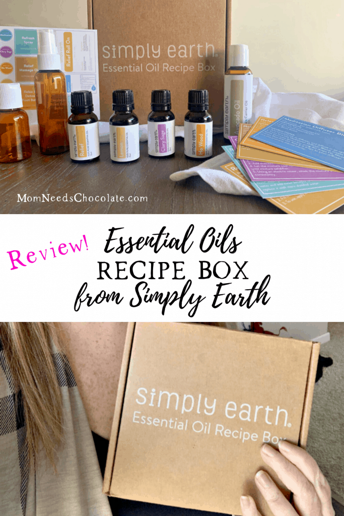 January Essential Oils Recipe Box from Simply Earth