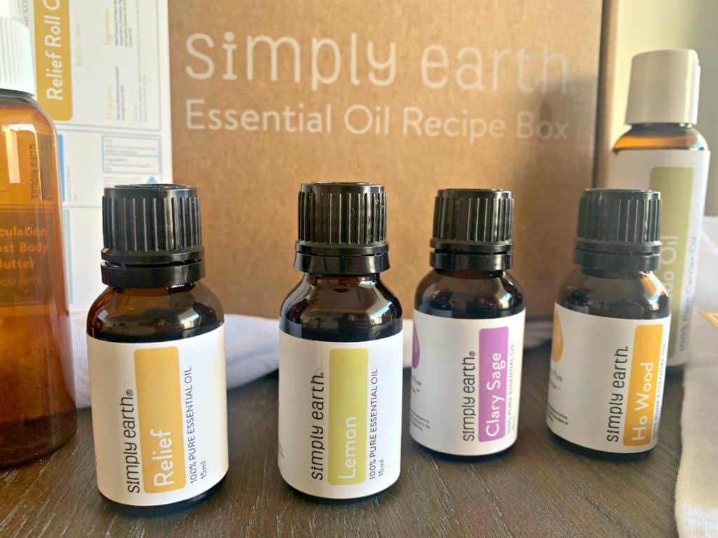 January Essential Oils Recipe Box from Simply Earth