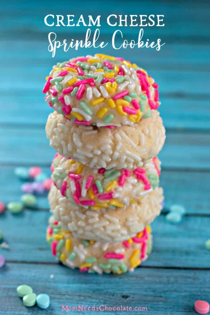 Cream Cheese Sprinkle Cookies on Pinterest