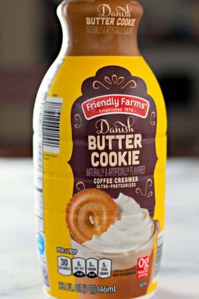 ALDI Danish Butter Cookie coffee creamer