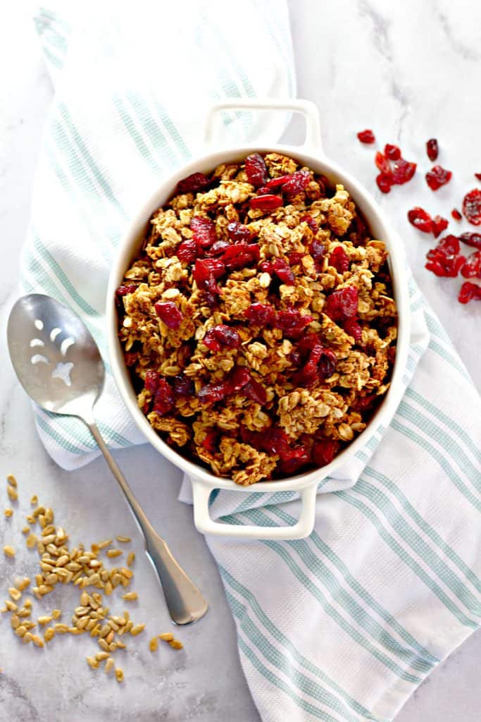 Homemade Granola with Cranberries