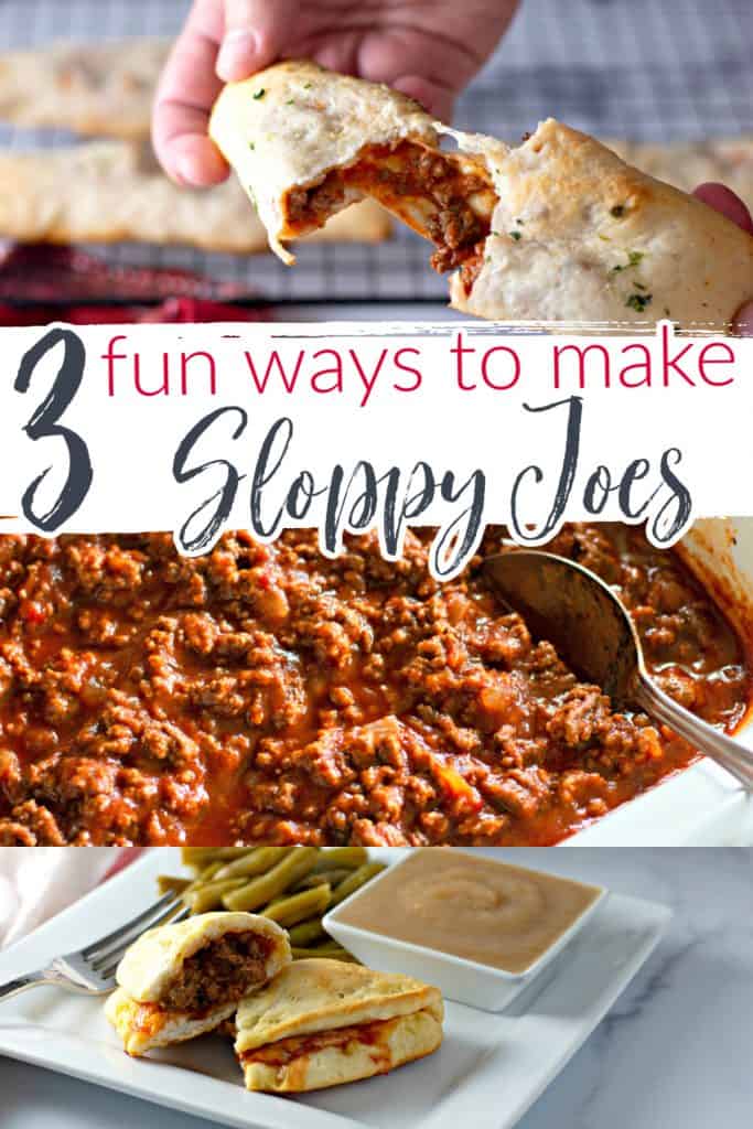 Three Fun Ways to Make Sloppy Joes