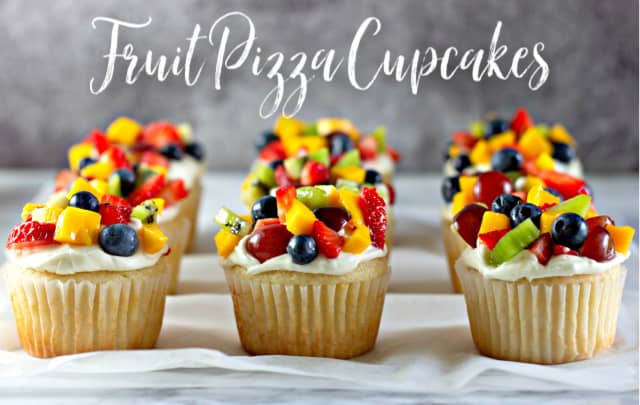 Fruit Pizza Cupcakes