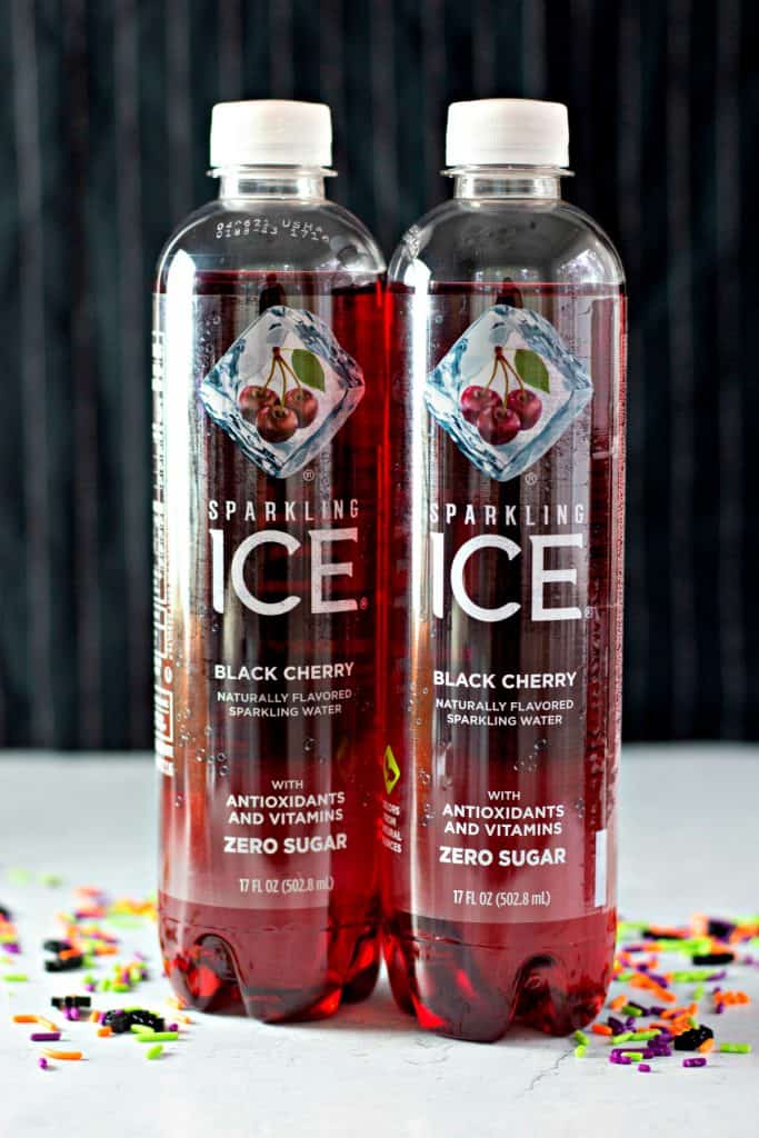 Black Cherry Sparkling Ice bottles