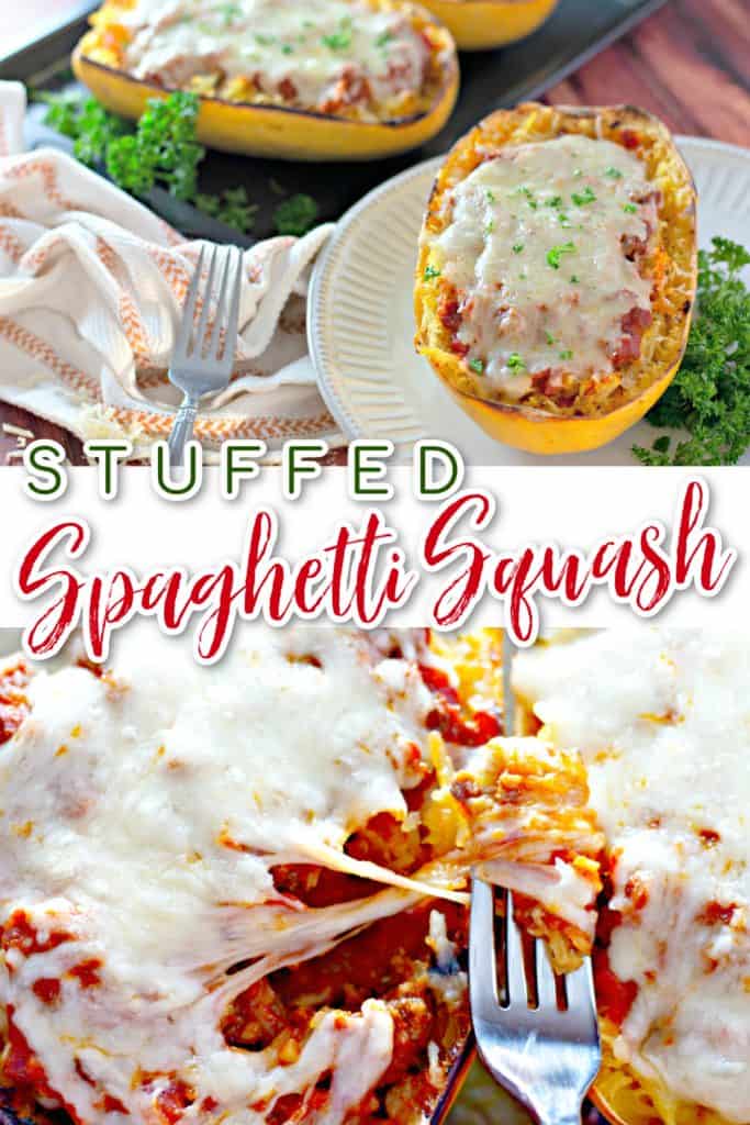 Stuffed Spaghetti Squash on Pinterest