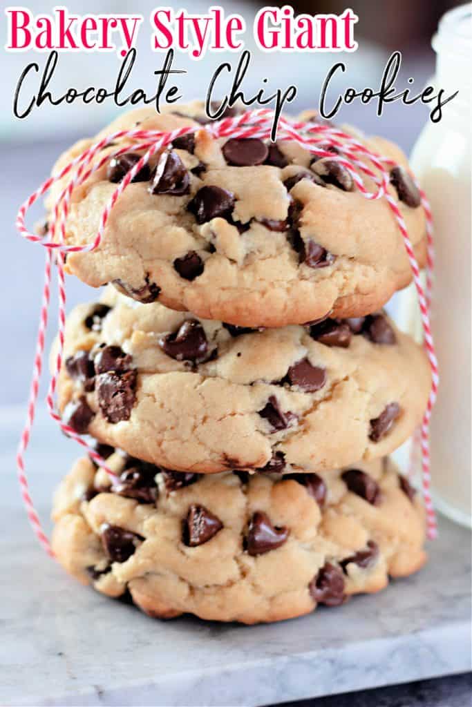 Bakery Style Giant Chocolate Chip Cookies on Pinterest.